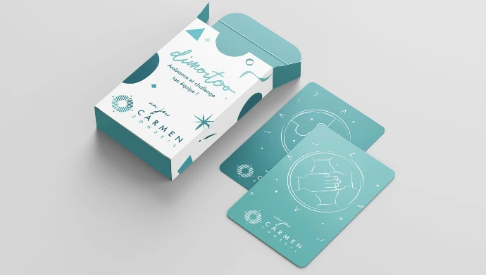 Design d'un jeu de carte pour Carmen Conseil
