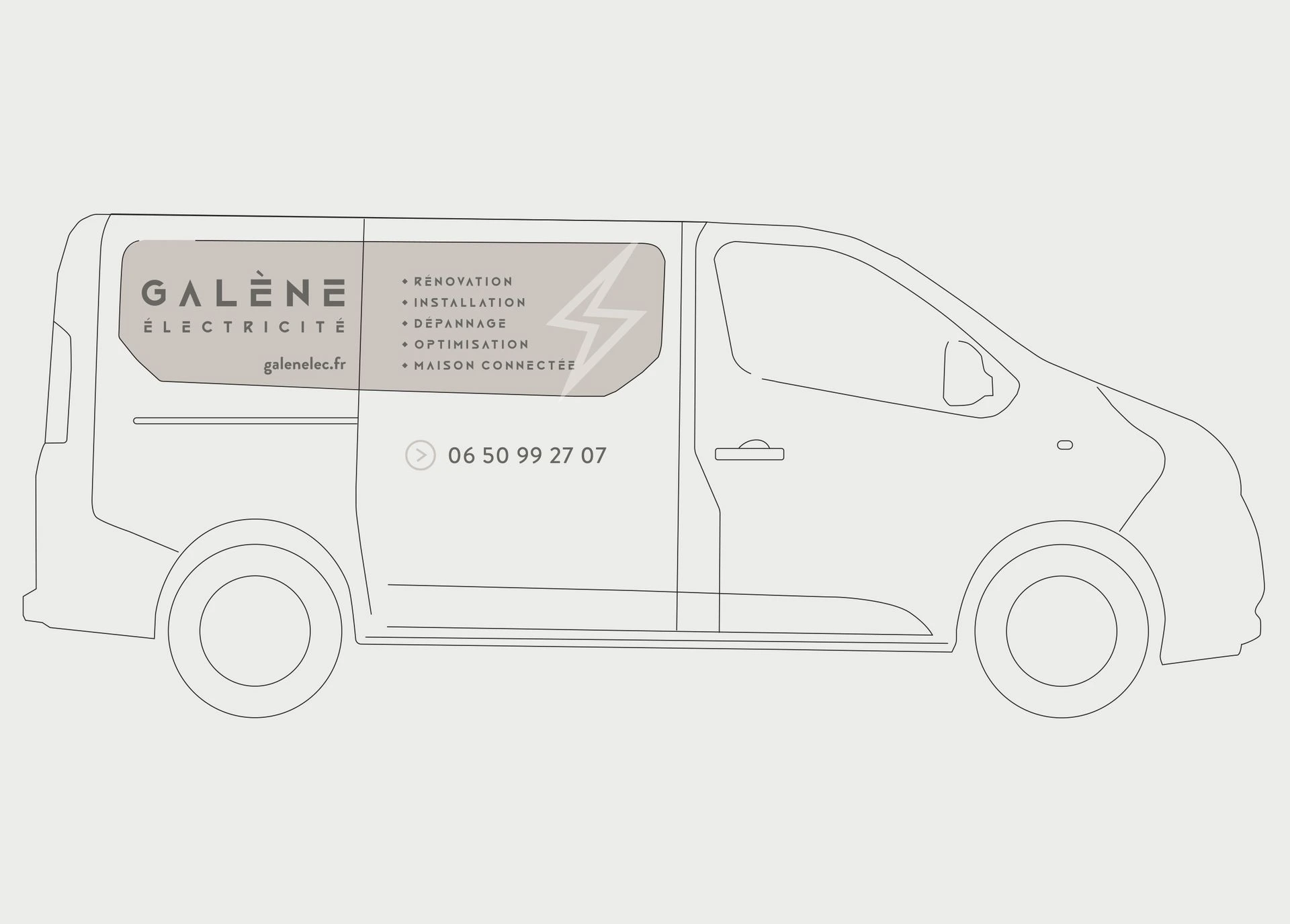 Flocage d'un camion professionnel par studio Bel-Camille