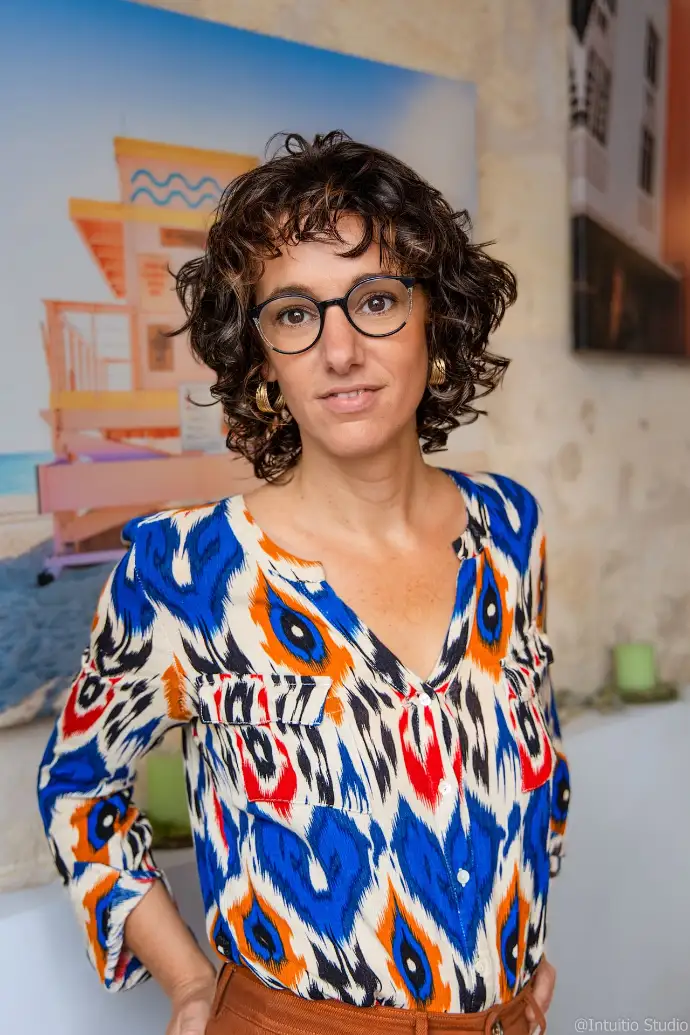 Portrait de Camille Bélières, graphiste à Bordeaux