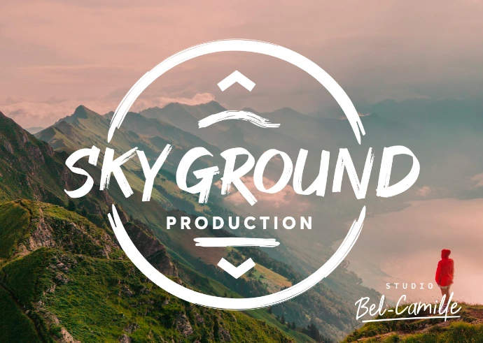 logo pour entreprise de vidéos drone, par studio bel-camille