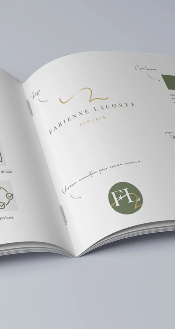 charte graphique pour avocate à Blanquefort