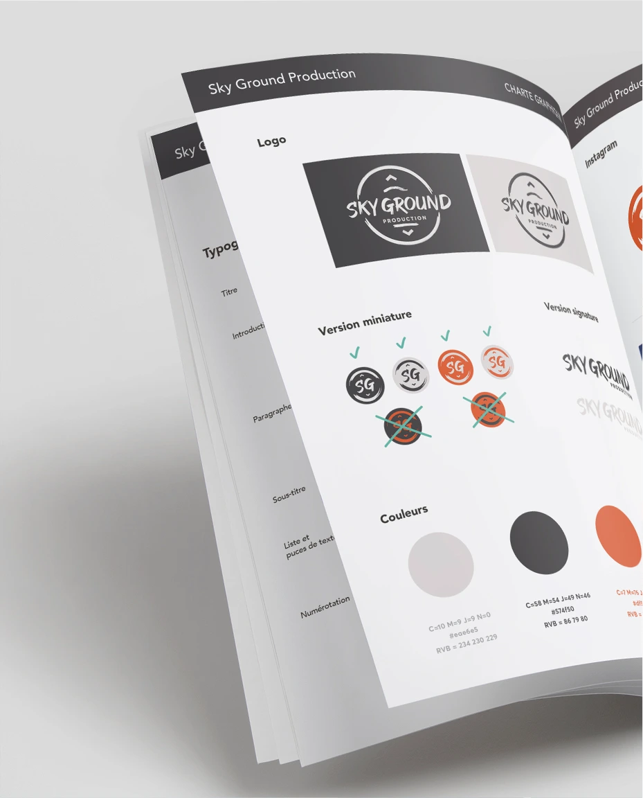 charte graphique pour videaste à Bordeaux, par le studio bel-camille, graphiste à Bordeaux