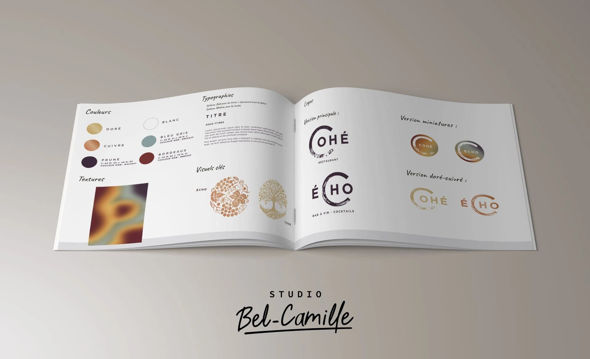 Charte graphique pour un restaurant à Pessac