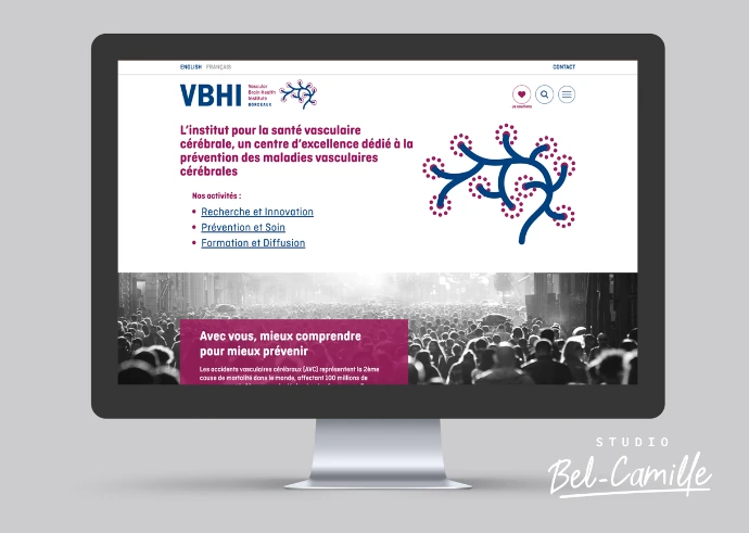 Design complet du site web VBHI à Bordeaux
